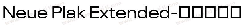 Neue Plak Extended字体转换